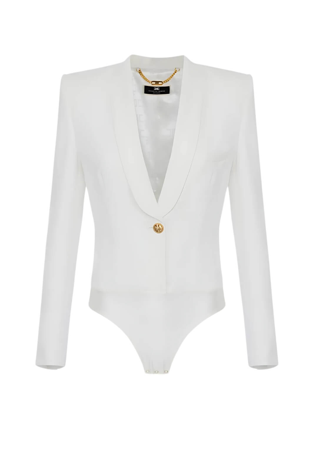Giacca da donna Elisabetta Franchi monopetto a body fronte