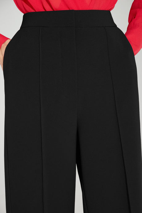 Elisabetta Franchi women's wide-leg crepe trousers