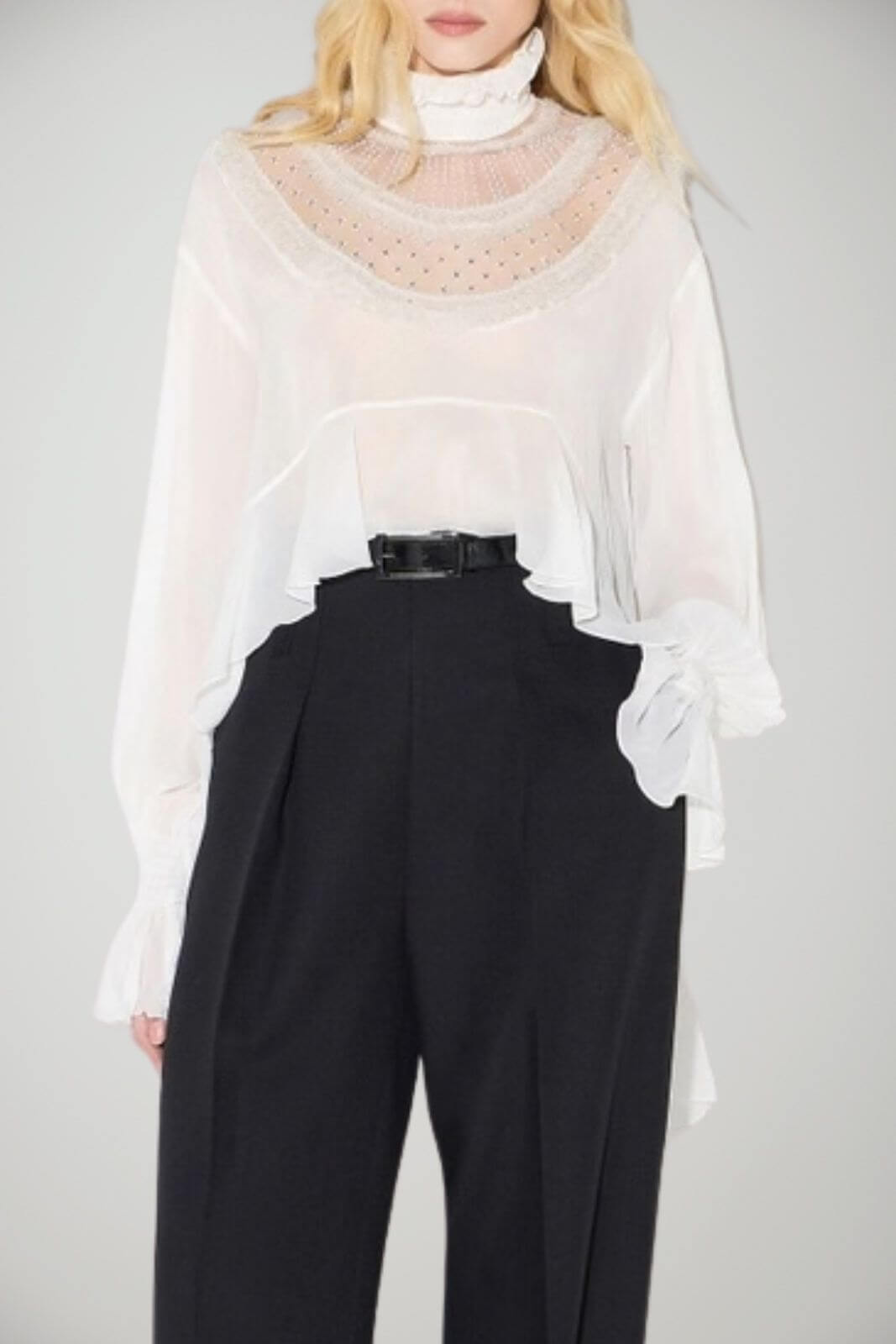 Elisabetta Franchi Blusa Donna in viscosa con rouches