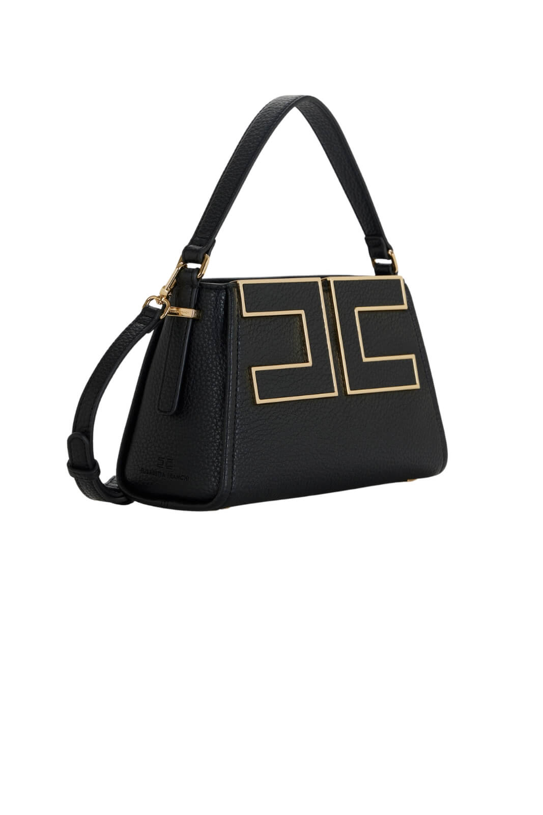Borsa tote da donna Elisabetta Franchi con logo e tracolla lato