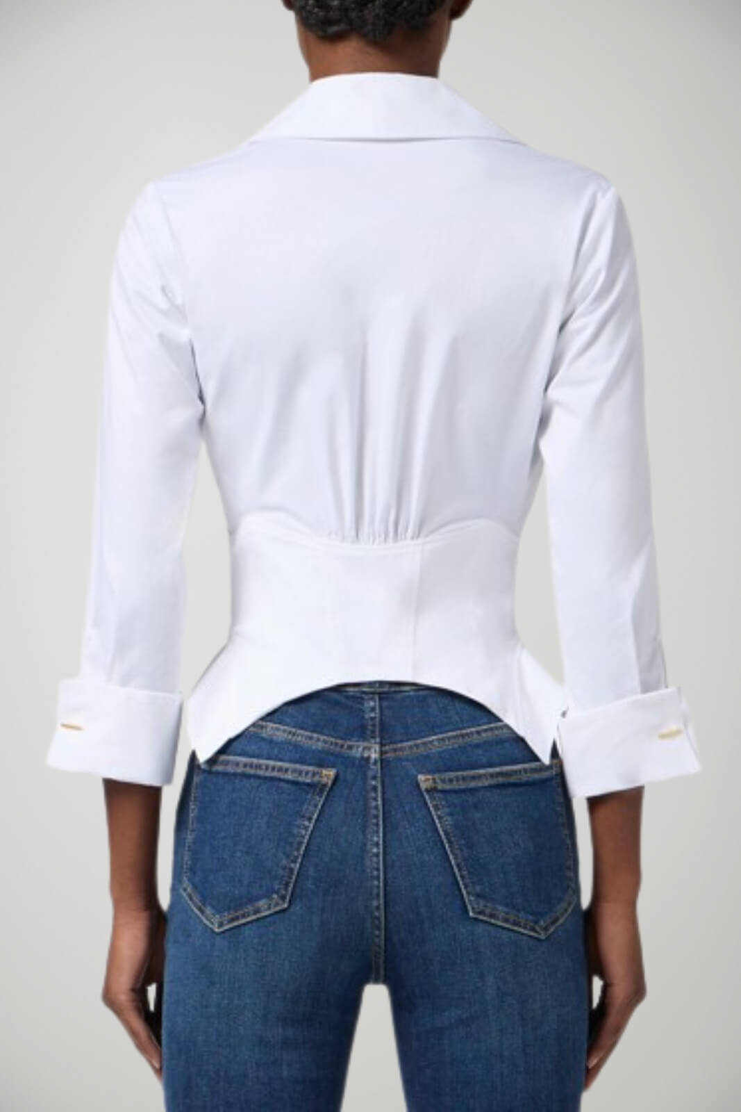 Camicia da donna Elisabetta Franchi con ganci in metallo retro