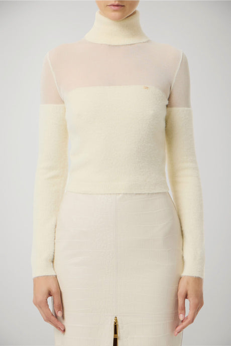 Dolcevita da donna Elisabetta Franchi cropped fronte 1