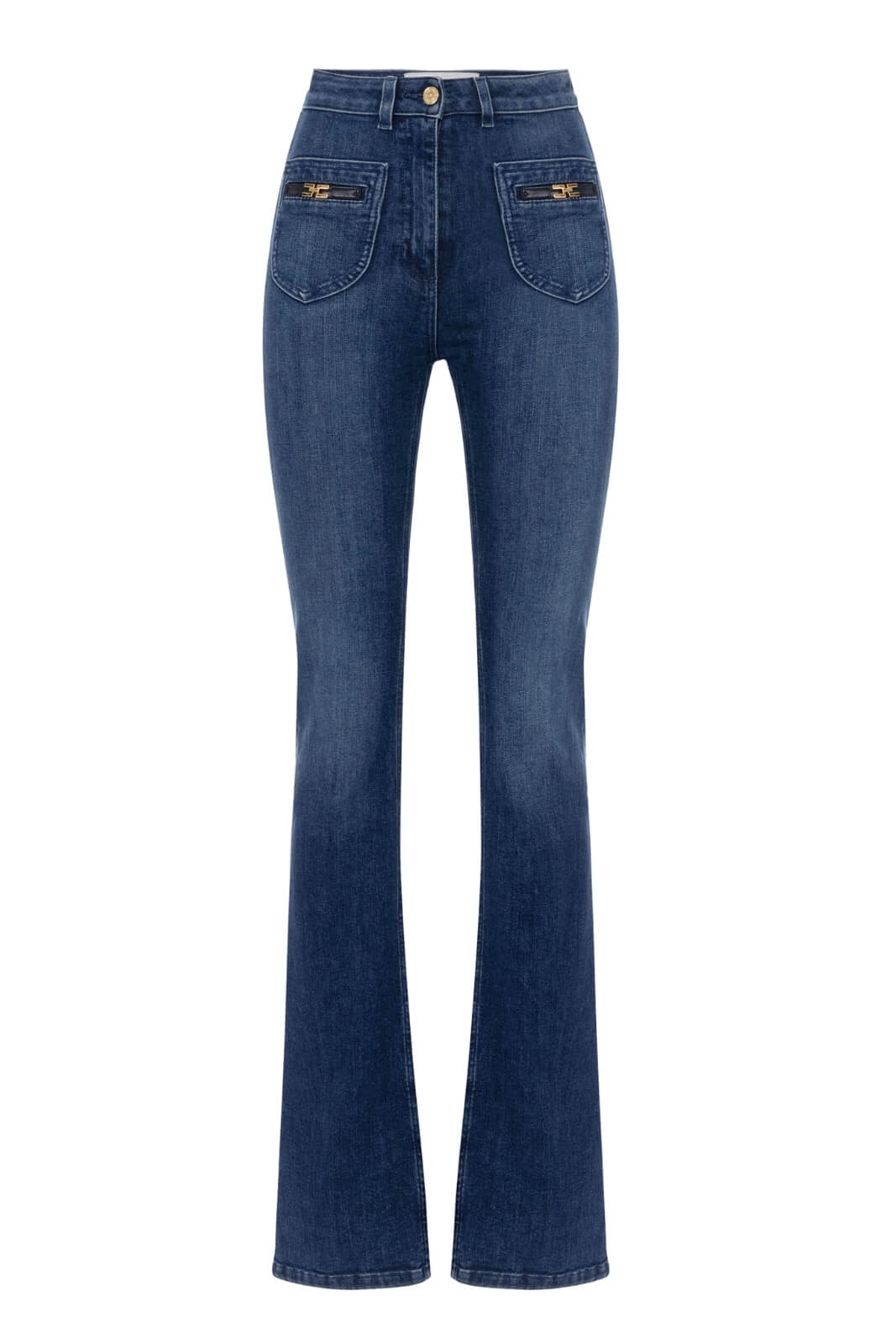 Jeans da donna Elisabetta Franchi bootcut slim fit fronte