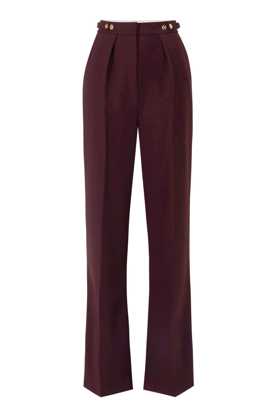 Pantaloni da donna Elisabetta Franchi in crepe con gioiello posteriore fronte