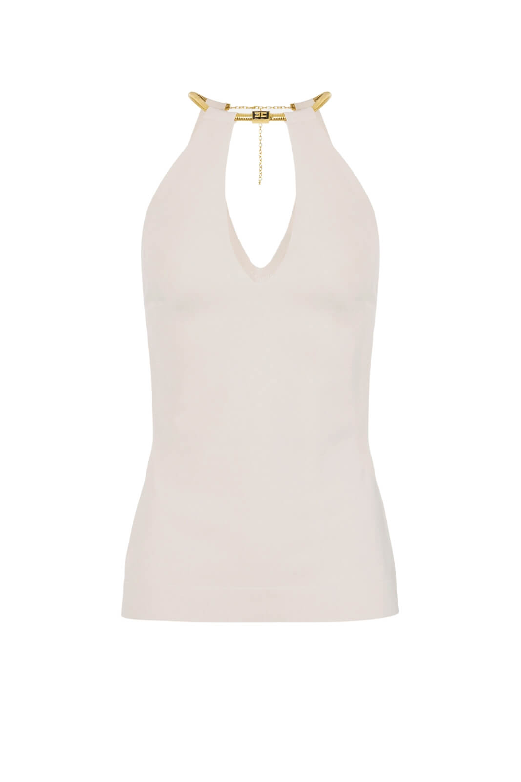 Top da donna Elisabetta Franchi con collana snake fronte