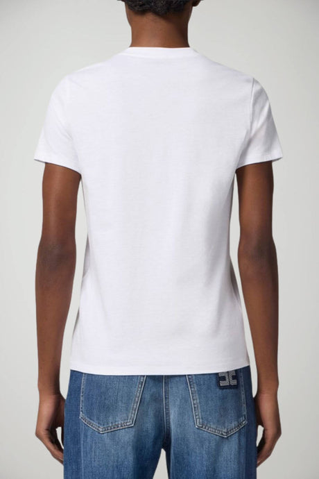Elisabetta Franchi T-Shirt Donna con logo ricamato