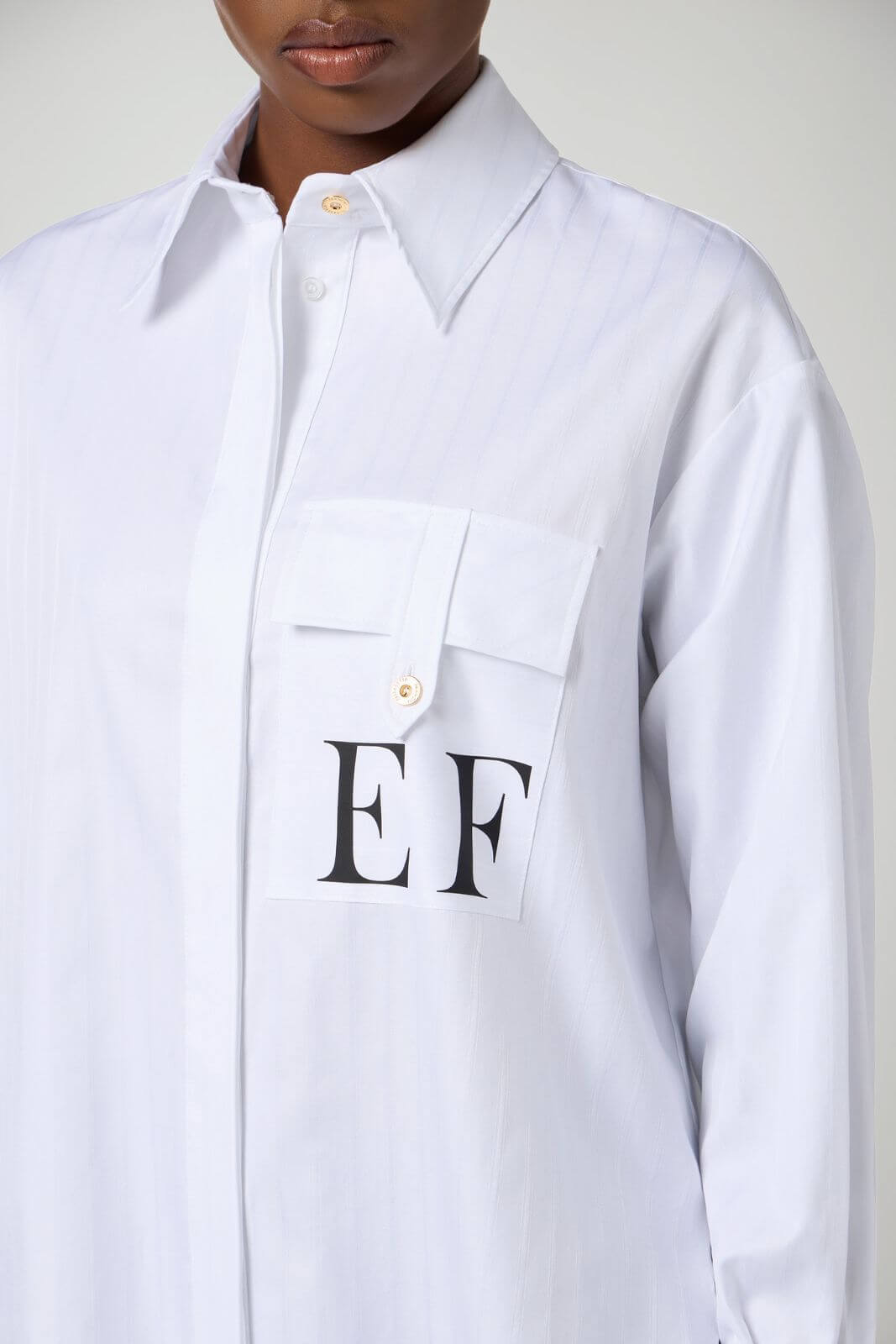 Elisabetta Franchi Women's Striped Poplin Shirt