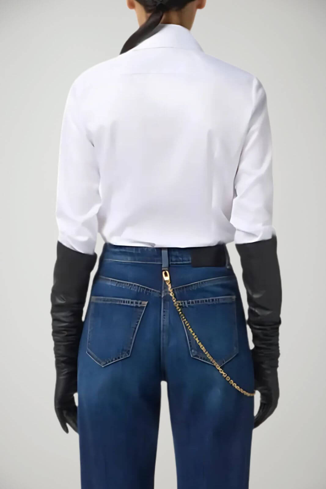 Elisabetta Franchi Women's Poplin Shirt with Print on the Cuff