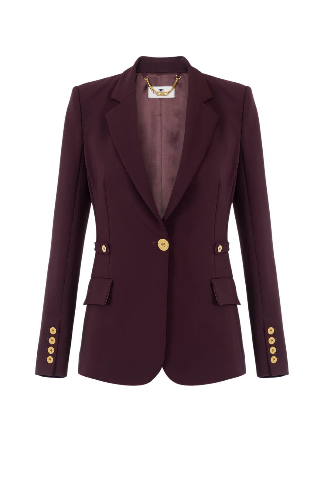 Chaqueta de crepé con joya para mujer de Elisabetta Franchi