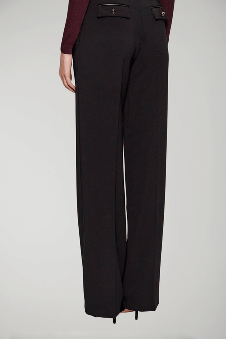 Elisabetta Franchi Pantaloni Donna con pences e patte posteriori