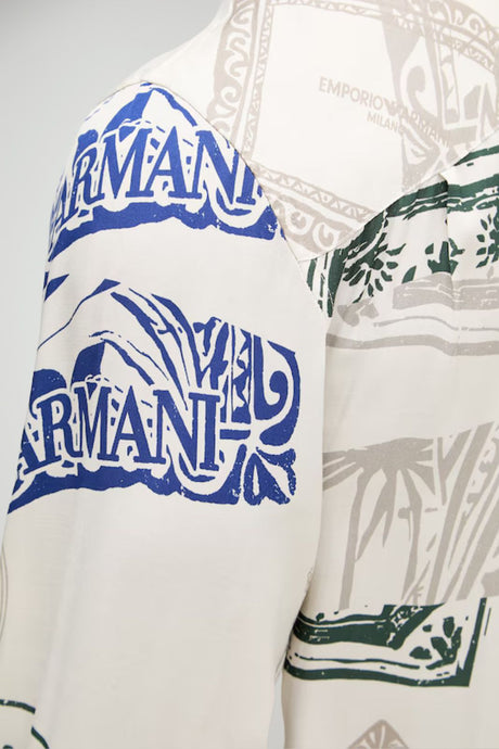 Emporio Armani Camicia Uomo stampa all over