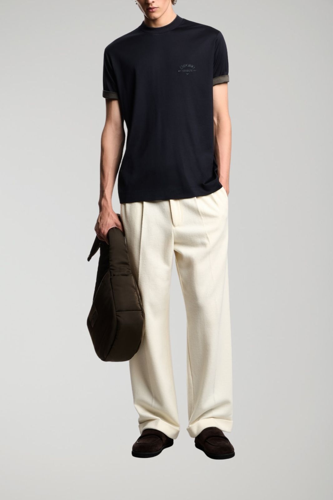 Emporio Armai T Shirt uomo con dettaglio