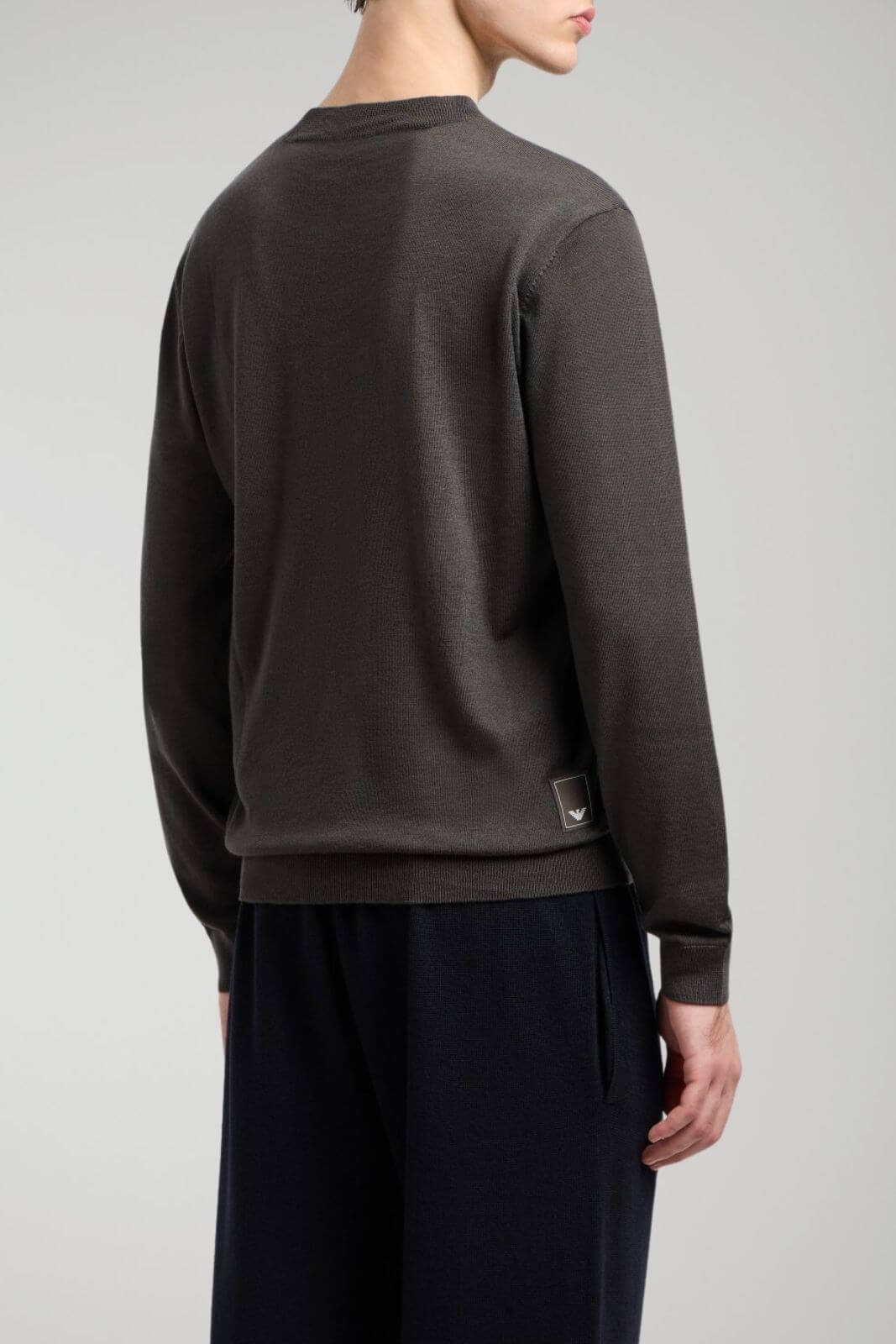 Emporio Armani maglia uomo in lana rasata