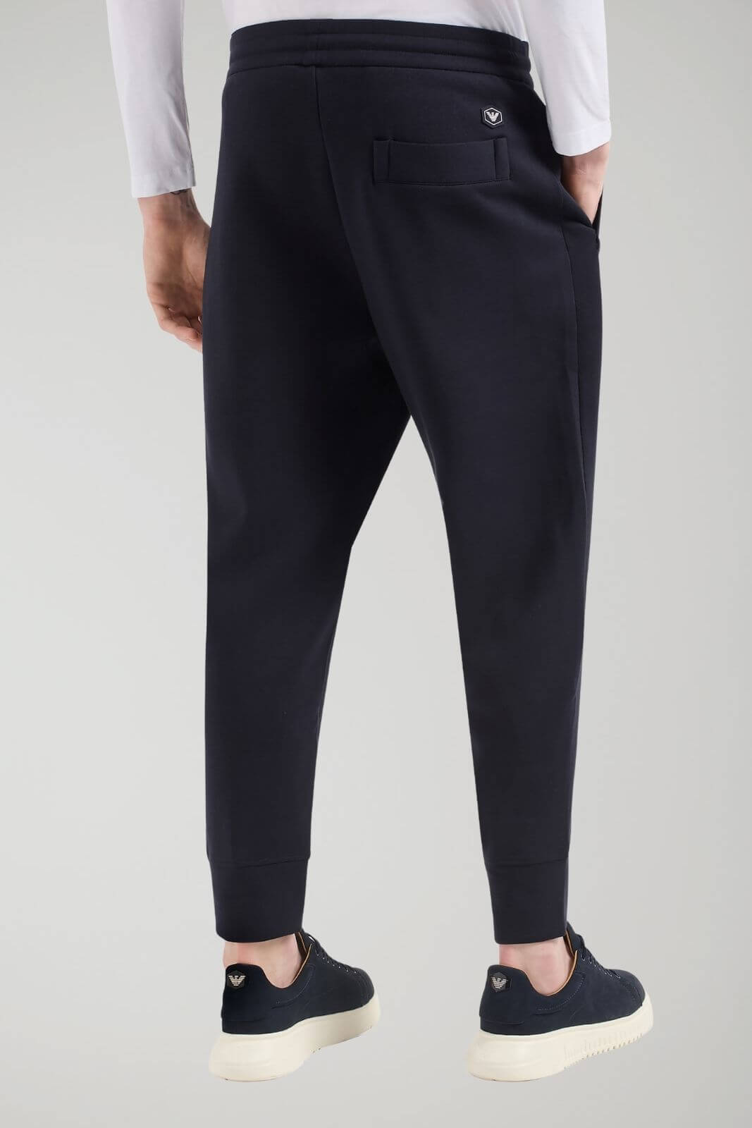 Emporio Armani pantaloni uomo da jogging con coulisse