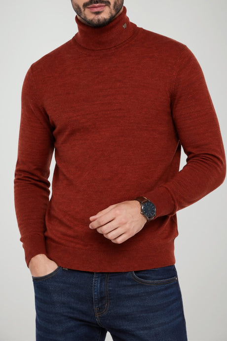 Emporio Armani Dolcevita Uomo in lana con righe jacquard