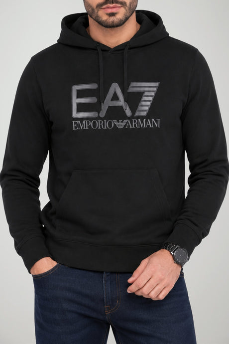 Emporio Armani Felpa Uomo stampa logo sul torace