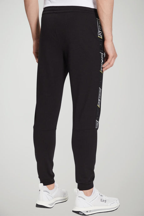 Emporio Armani Pantaloni Uomo con bande logate in gros grain