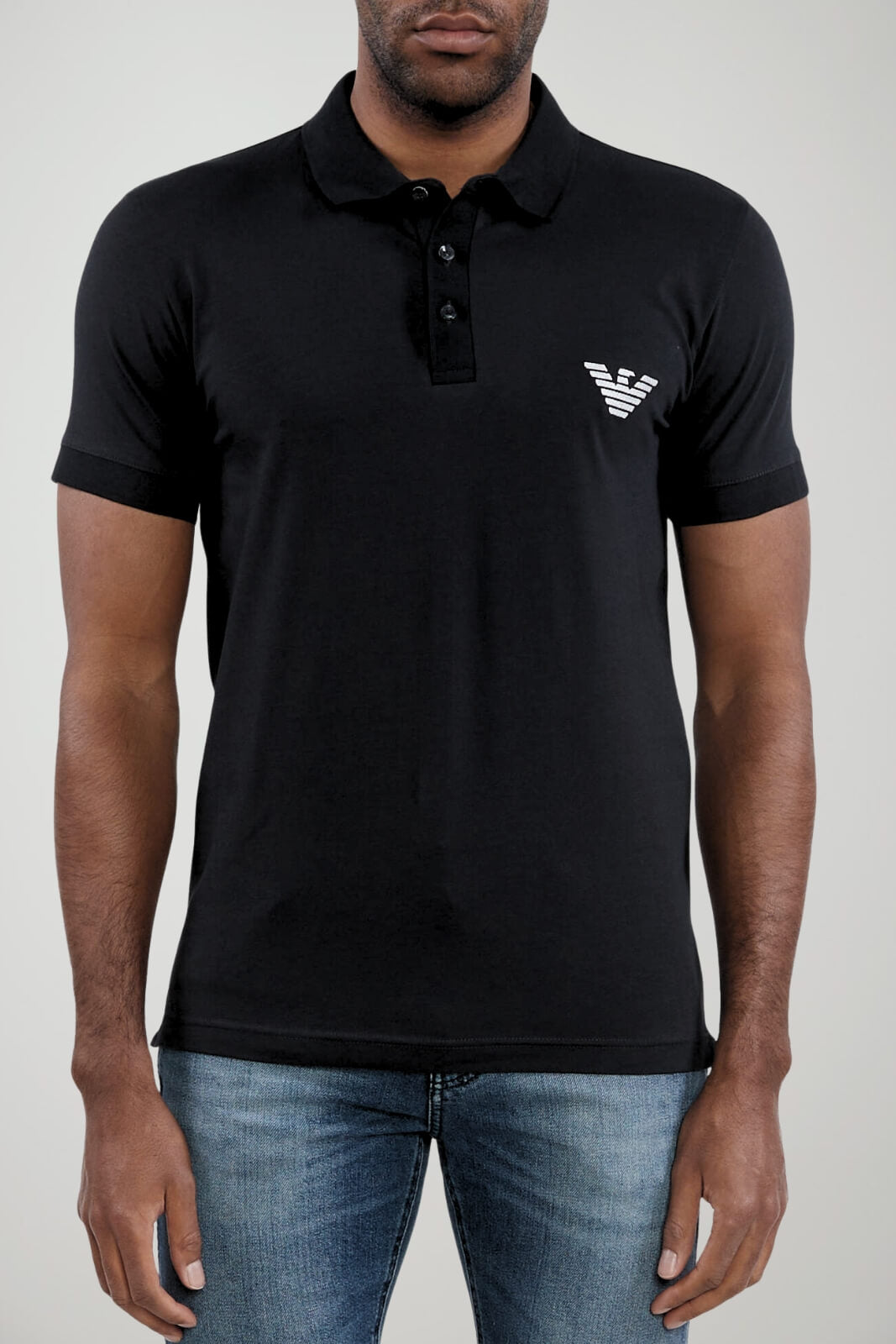 Emporio Armani Polo Uomo in cotone stretch