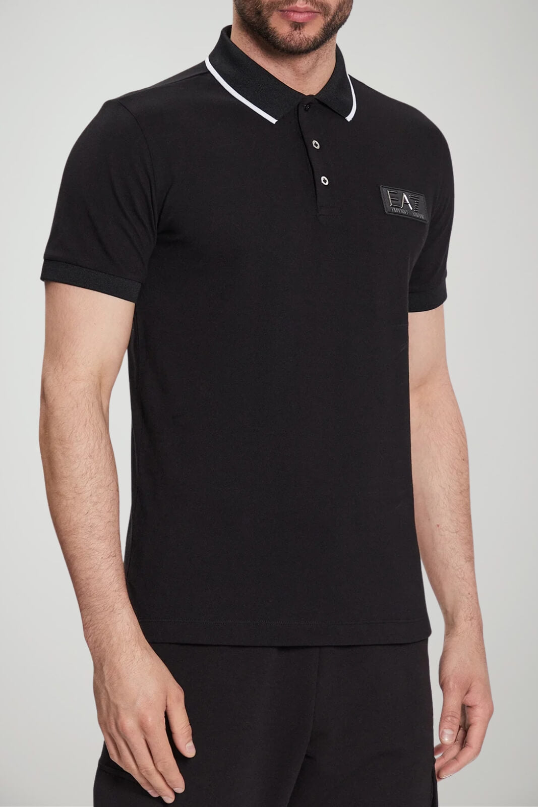Emporio Armani Polo Uomo con logo patch