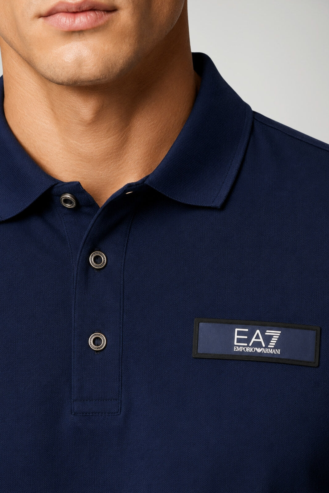 Emporio Armani Polo Uomo maniche corte con patch