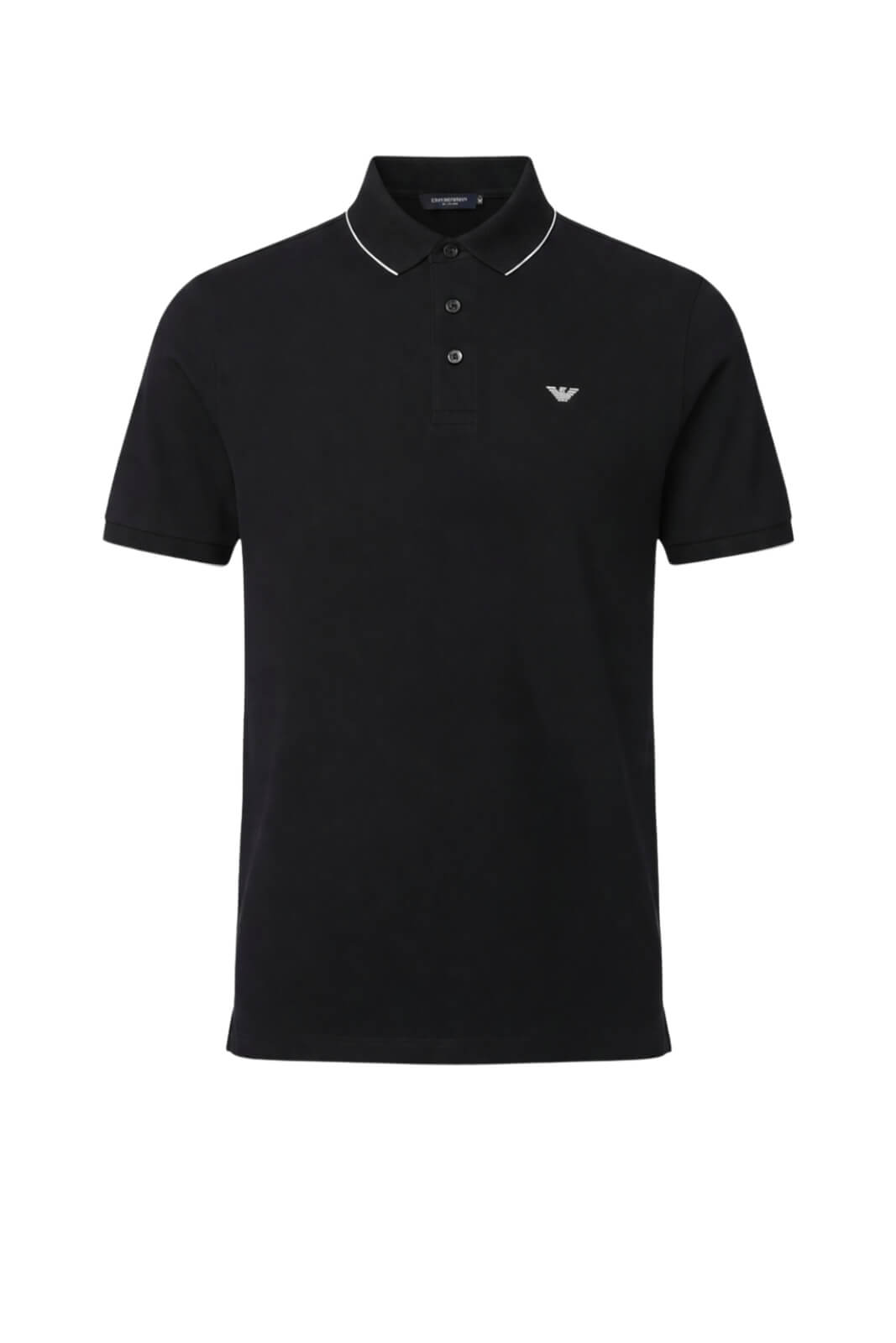 Emporio Armani Polo Uomo con orli in micro lavorazione