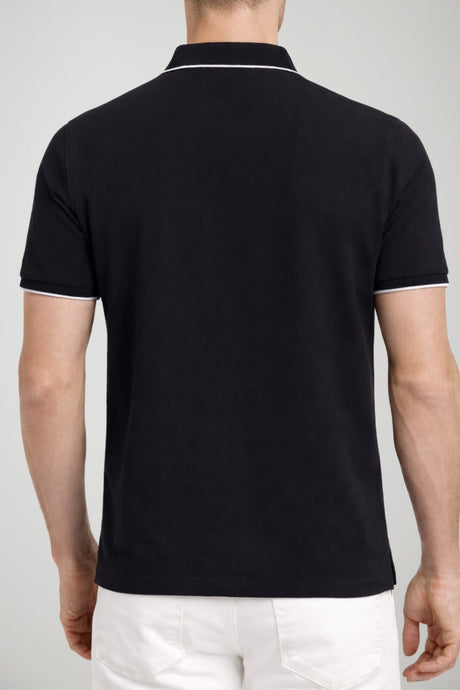 Emporio Armani Polo Uomo con orli in micro lavorazione