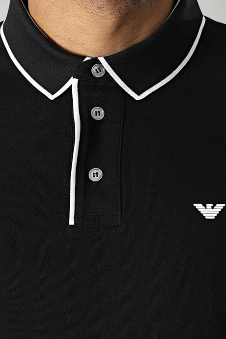 Emporio Armani Polo Uomo con profili a contrasto