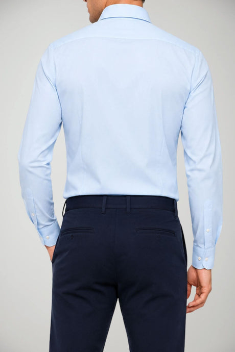 Emporio Armani Camicia Uomo micro pattern / Celeste