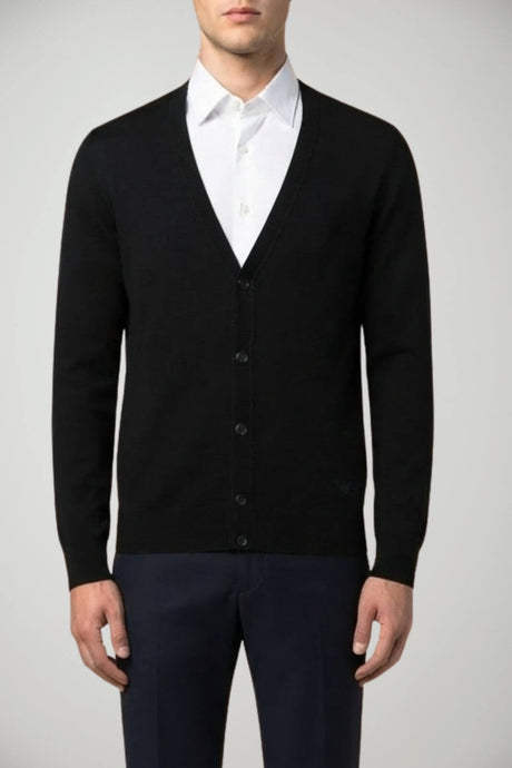 Emporio Armani Cardigan Uomo in lana / Nero