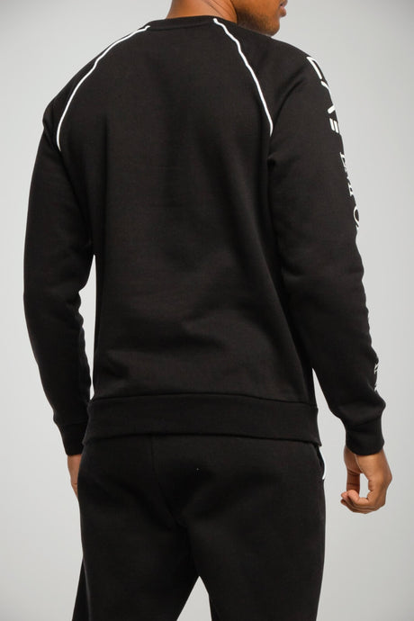 Felpa da uomo Emporio Armani a girocollo con logo
