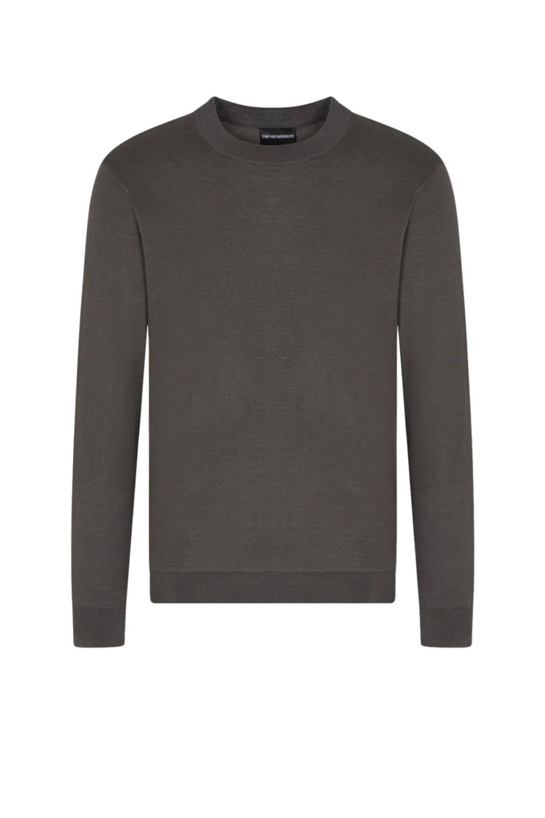 Emporio Armani maglia uomo in lana rasata