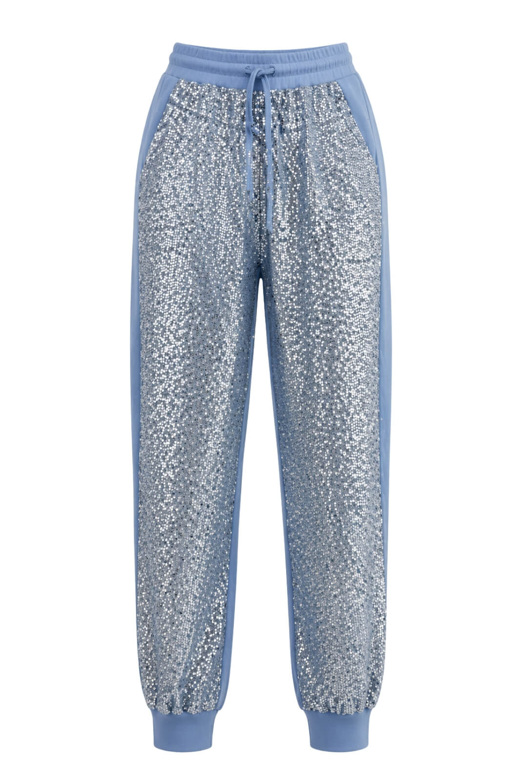 Pantaloni da donna Emporio Armani jogger con paillettes