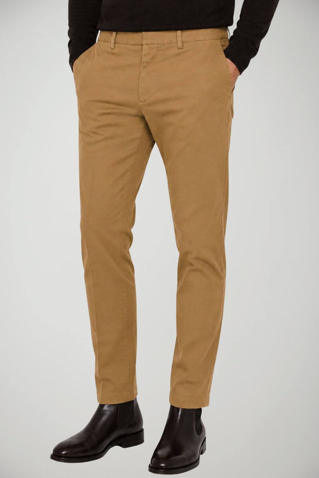 Emporio Armani Pantaloni Uomo chino in cotone / Sabbia