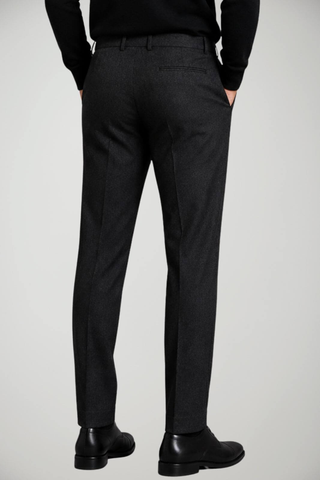 Emporio Armani Pantaloni Uomo in lana / Dark Grey
