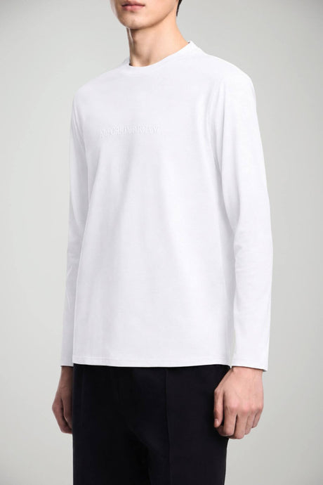 Emporio Armani T-shirt Uomo in cotone / Bianco