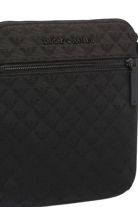 Emporio Armani Tracolla Uomo con logo jacquard