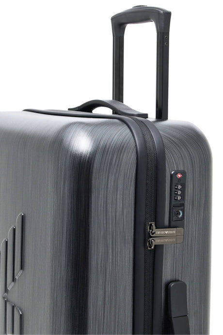 Emporio Armani Trolley grande in finitura metallizzata