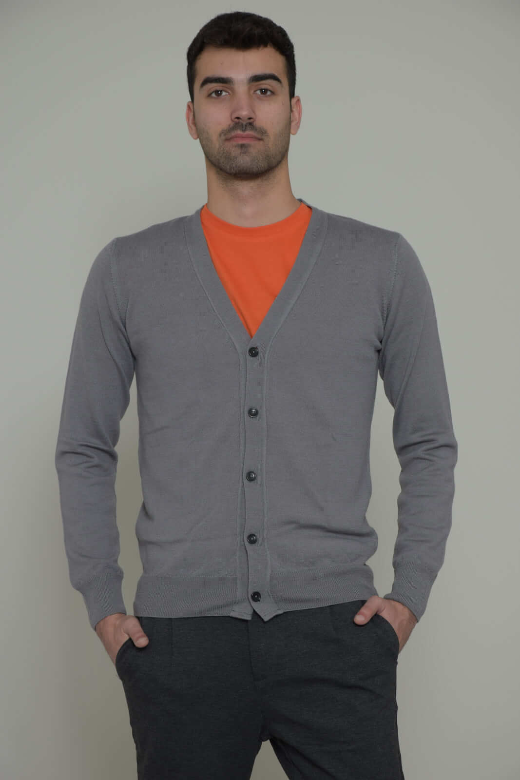 Daniele Alessandrini Men's Cardigan Wool Blend