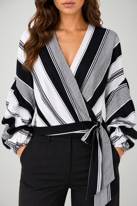 Fabrizia Dea Blusa Donna Fantasie Rigate