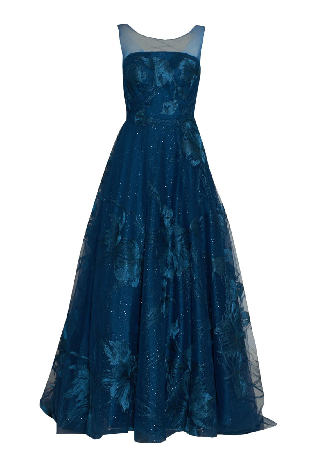 Fayazi abito donna lungo in tulle