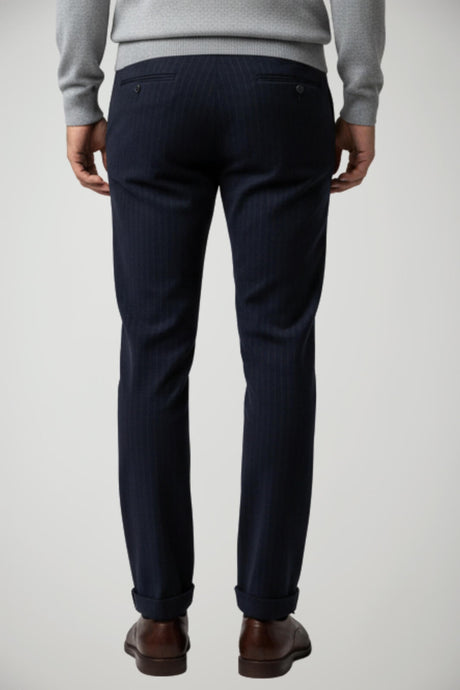 Pantaloni da uomo Four.ten in fantasia gessata