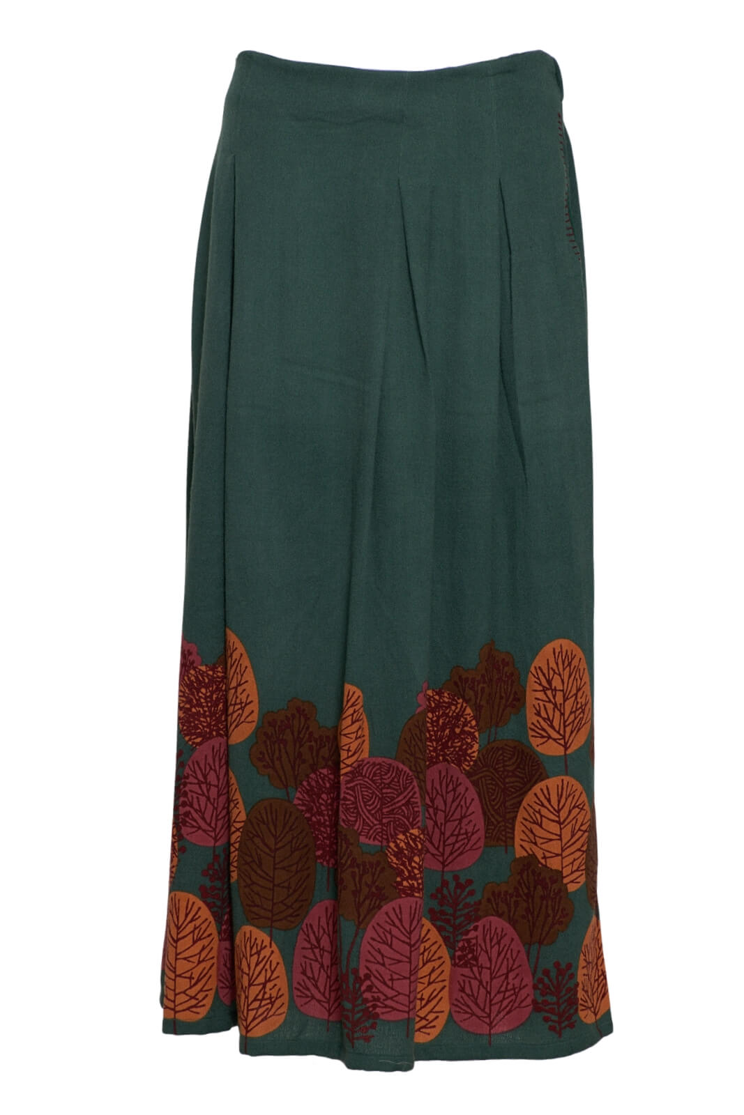 Gonna lunga stampa floreale fronte