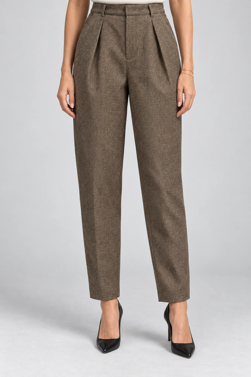 Front Street Pantaloni Donna Chino Fantasia Spinata