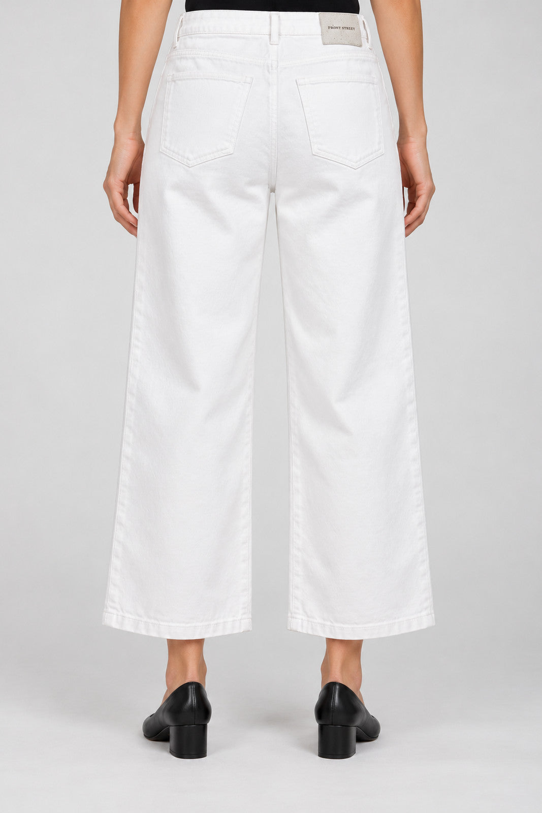 Front Street Pantaloni Donna Cinque Tasche Baggy Embroidere