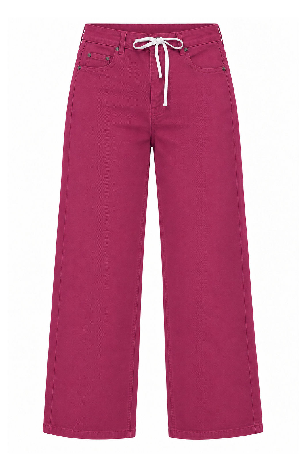 Front Street Pantaloni Donna Cinque Tasche Wide Leg