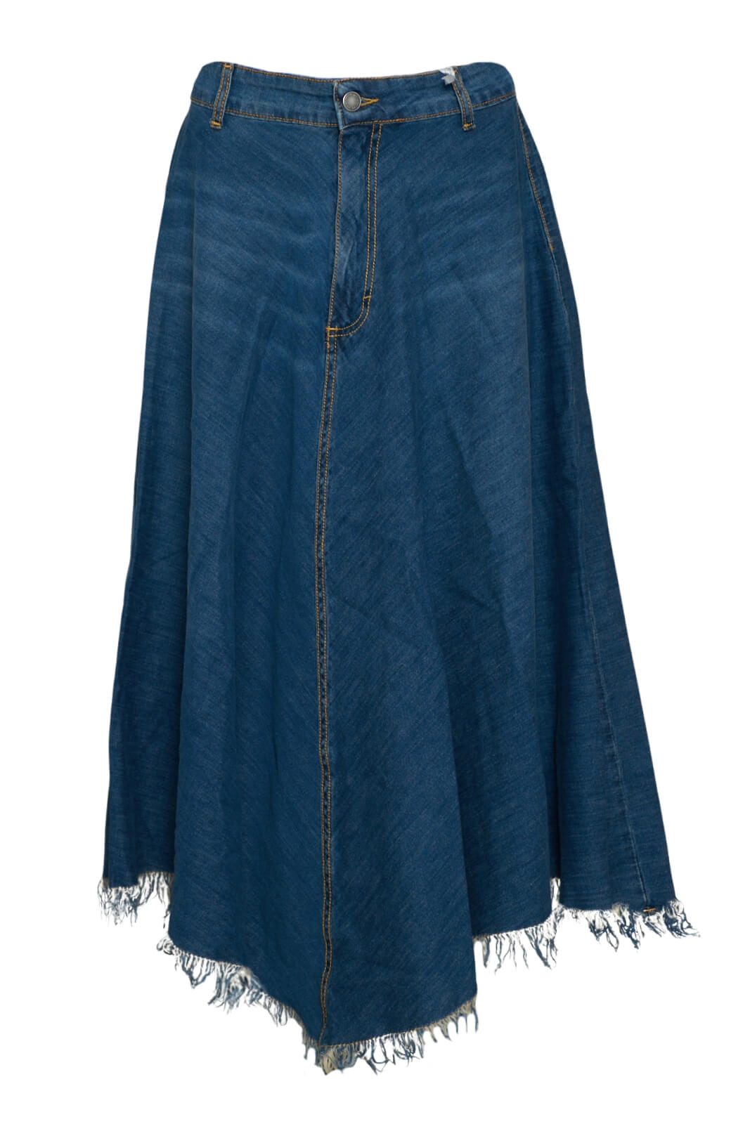 Falda acampanada de mezclilla ecológica