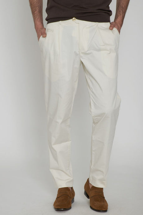 Custom Men's Trousers Chalk
