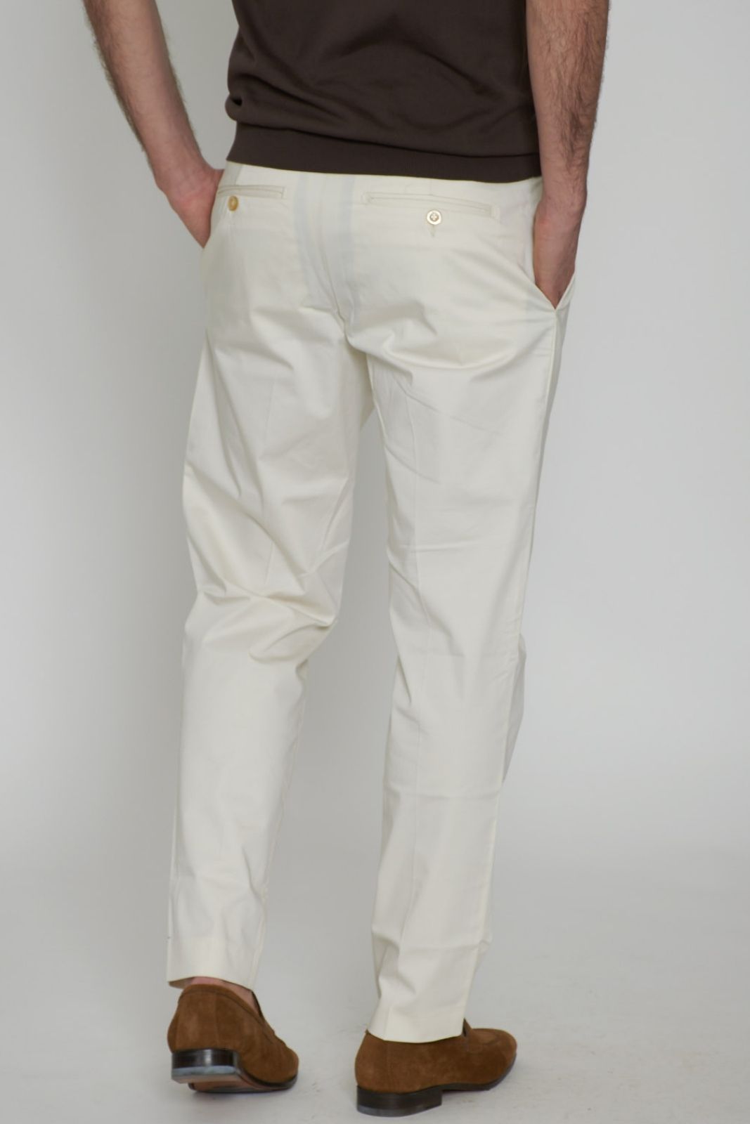 Custom Men's Trousers Chalk