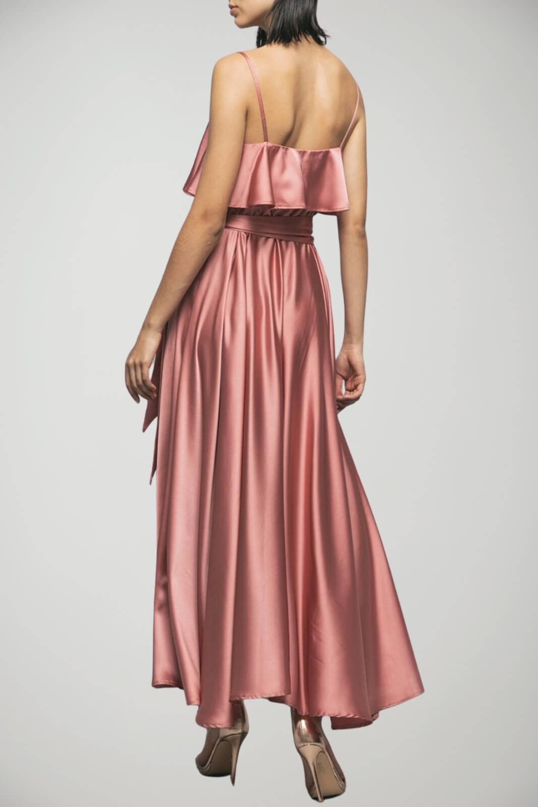 Gaelle Abito Donna midi con fondo asimmetrico