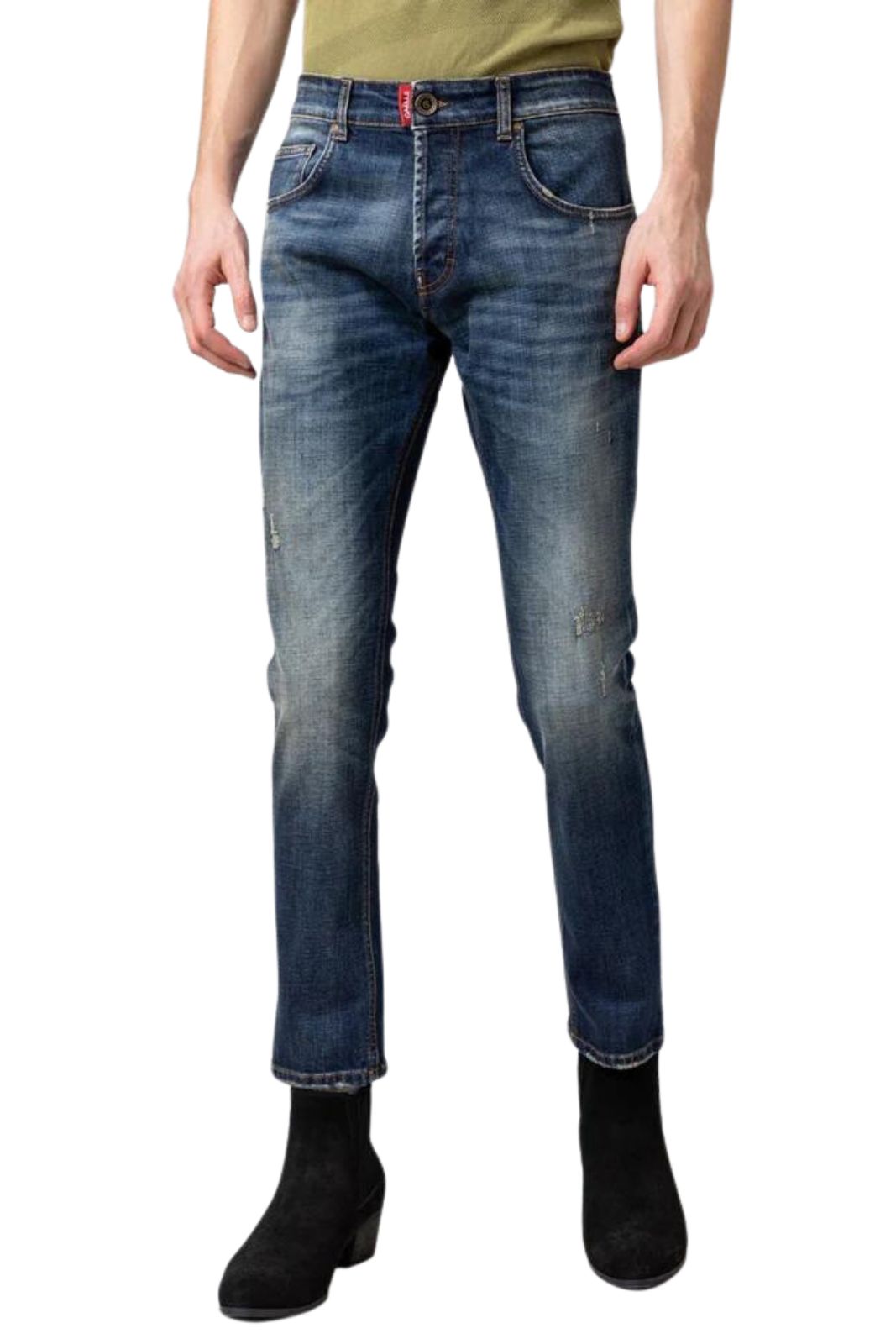 Gaelle Paris Vaqueros Hombre con desgaste